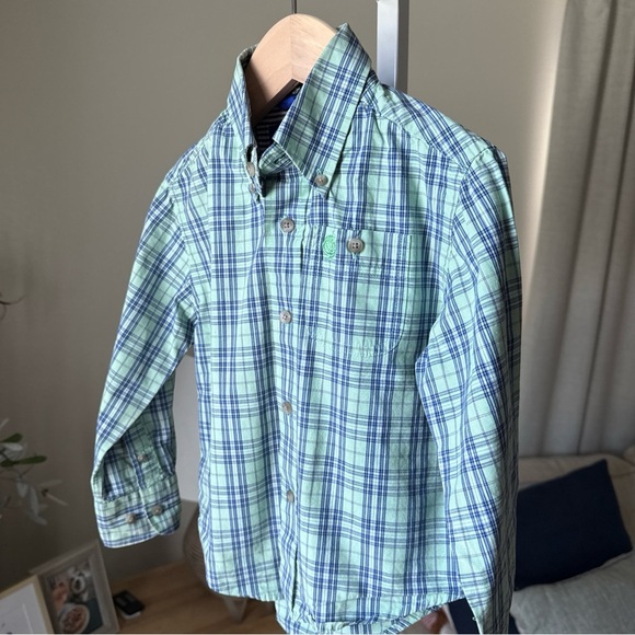 Wrangler George Strait Boy’s Plaid L/S Button Up Shirt Size XS - Picture 3 of 9